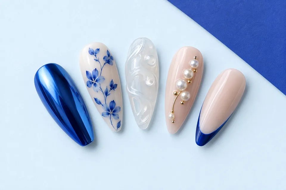 Échantillons de nail art illustratifs — Le maximalisme apprend le rythme